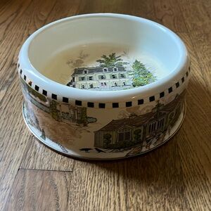 Mackenzie-Childs dog bowl
